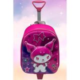Tezzgelsin 2-6 Yaş Anaokulu Kreş Pembe Kromi 5d Renkli Kabartmalı Çocuk Günlük Sırt Çantası ve Okul Çantası