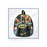 Tezzgelsin 593729922 Anaokulu Çocuk Sırt Çantası Yarasa Adam Batman Baskı 3-6 Yaş 5D Kabartmalı Eva Kumaş Okul Çantası
