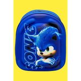 Tezzgelsin Anaokulu Çocuk Sırt Çantası Kirpi Sonic Karakter 3-6 Yaş 5d Kabartmalı Eva Kumaş Okul Çantası