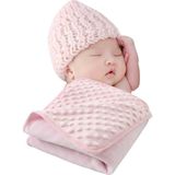 Tezzgelsin Bebek Dört Mevsim Nohut Battaniye 90X90 cm - Pembe - 0 - 2 Yaş