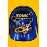 Tezzgelsin Çocuk Anaokulu Kreş Mini Boy Kirpi Sonic Karakter 3d Baskılı 2-6 Yaş Okul Çantası Ve Sırt Çantası