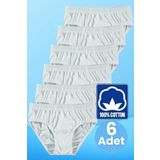 Tezzgelsin Erkek Çocuk % 100 Pamuklu 6'Lı Slip Külot