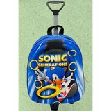 Tezzgelsin Kirpi Sonic Anaokulu Kreş Çekçekli Tekerli 3D Eva Baskılı Okul Çantası Sırt Çantası - Renkli