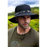Tezzgelsin Unisex Yazlık Geniş Kenarlı Fileli Katlanabilir Safari Outdoor Plaj Şapkası Siyah