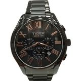 TF-03219SS Tıger Çelik Erkek Saati - Altın