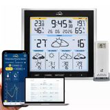 Tfa 35.8105 Wlan Radyo Hava Durumu İstasyonu Tfa.me Id-08 Hava Durumu Wetter.com 5 Günlük Hava Durumu Sembolleri, Uv İndeksi, Yağmur Miktarı, Rüzgar Hızı, Rüzgar Yönü (Siyah Çizgi)
