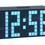 TFA 98.1082.02 Time Block Led Işıklı Çalar Saat