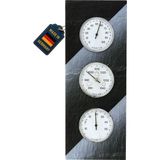 Tfa Dostmann Analog Hava Durumu Istasyonu Arduvazdan Yapılmış, 20.3018, Barometre, Termometre, Higrometre, Alman Aile Şirketi, Iç Mekan Kullanımı Için, Sıcaklık ve Nem, Arduvaz Dahil