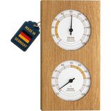 Tfa Dostmann Analog Sauna Termo-Higrometre, Meşe Çerçeveli, Sıcaklık, Nem, Isıya Dayanıklı,