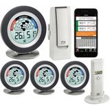 TFA Dostmann Oda Iklimi Izleme Için Tfa-Dostmann Weatherhub Rahat Radar Seti Tfa 31.4008.79, Termo-Higro Verici, Havalandırma Önerisi, Küf Dedektörü Ile, Anaokulları, Okullar ve Resmi Kurumlar Için Mükemmel