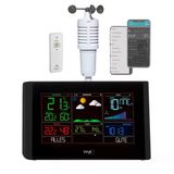 Tfa Dostmann Wlan Meteoroloji İstasyonu Breeze, 35.8001.01, Anemometre, Profesyonel Hava Durumu Tahmini, Ücretsiz View Uygulaması, Barometre, Ayarlanabilir Alarmlar, Çiğ Noktası, Siyah