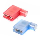 Tfdeb - 2862 1.5-2.5Mm2 Tam İzoleli Polyamid Bayrak Tip Terminal Kablo Ucu Mavi 100 Adet