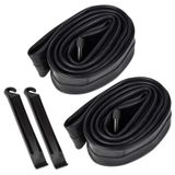 TFixol Dağ Bisikleti İç Lastikleri 26X1.75/2.125 Schrader Valfli Ycle İç Lastik Lastik Kolları ile İç Lastik ve Lastik Kolu