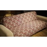 Tfn Home Pamuklu Koltuk Örtüsü Kaymaz Yüzey Leke Dirençli Kiremit Desen Kırmızı 170 x 210 cm