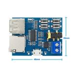 TFU MP3 Wav Ses Müzik Çalma Kartı 3W Amfi Micro SD Usb Flash Okuyucu 3.5mm Ses Soketi Buton Kontrol Micro Usb Pil Besleme