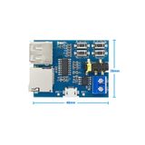 TFU MP3 Wav Ses Müzik Çalma Kartı 3W Amfi Micro SD Usb Flash Okuyucu 3.5mm Ses Soketi