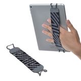 TFY Tabletler için Silikonlu Güvenlik El Kayışı Tutacağı, iPad Pro 9,7 inç, Pro 11 inç, iPad 9. Nesil, iPad Mini 6, iPad Air 5, Samsung Galaxy Tab & Note ve Daha Fazlası ile Uyumlu -Gri (TEK Parça)