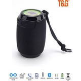 Tg Bluetooth Hoparlör Kablosuz Hoparlör Ses Bombası Extre Bass Yüksek Ses Ritim LED Işık - Siyah
