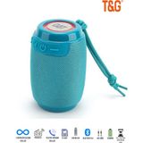 Tg Bluetooth Hoparlör Kablosuz Hoparlör Ses Bombası Extre Bass Yüksek Ses Ritim LED Işık - Turkuaz