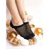 TG Socks 2li Dantelli Babet Çorap - 36 - 41 - 01-Siyah