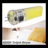 Tg Tek-İş Global G4 Cob LED Ampul 6500K Soğuk Beyaz Silikon Kapsül LED Aydınlatma - 1 - 10 W - Cool White