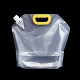 Tg Tek-İş Global Katlanabilir Su Bidonu Kapaklı Taşıma Çantalı – Kamp Seyahat Piknik Için Taşınabilir Su Torbası 25×21 cm