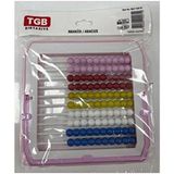 Tgb Abaküs Renkli 10 Parça Eğitim Aracı Ölçülerle Eğlenceli Matematik Öğrenimi - Çok Renkli