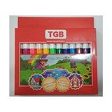 Tgb Jumbo Keçeli Kalem Çok Renkli 12'li Set Ölçülerle Eğlenceli Çizim Deneyimi