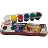 Tgb Yıkanabilir Parmak Boyası 6*25 ml - Renkli