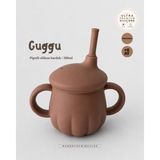 Tgm Baby Guggu Ultra Premium Silikon Pipetli Alıştırma Bardağı (200 Ml) - Kahverengi