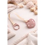 Tgm Baby Kalpli Emzik Askısı ve Diş Kaşıyıcı Askısı ( Taşıma Kablı ) Coral Pink