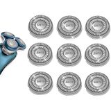 TGSBHIO 9 Paket SH70/71 Yedek Kafaları Bıçaklar Fit Philips Norelco Serisi 7000, Yeni Yükseltilmiş SH70 Çift Bıçaklar norelco 7000 yedek kafaları için