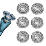 TGSBHIO SH70/71 Yedek Kafaları Bıçaklar Fit Philips Norelco Serisi 7000, Yeni Yükseltilmiş SH70 Çift Bıçaklar norelco 7000 yedek kafaları için