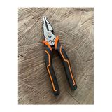 Tgt Pro 180MM Fit Pense Cobalt Çelik Pense Kombine Izoleli Çok Yönlü Pense - COBALT ÇELİK - Siyah - Kırmızı