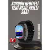 Tgzm 2025 Model Akıllı Saat Çift Kordon Ios ve Android Arama Cevaplama Sesli Asistan - TG0012-2REXY8 - Çok Renkli
