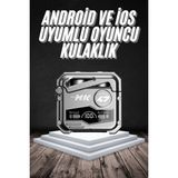 Tgzm Bluetooth Kulaklık Dokunmatik Kontrol Tws Kablosuz Kulaklık Hi-Fi Stereo - TG0012-2RF3K5 - Çok Renkli