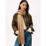TH FLAG FLUFFY SCARF Kadın Yeşil Atkı - AW0AW17787
