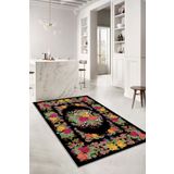 Thalia Home Karabag Kaymaz Taban Yıkanabilir Baskılı Mutfak Halısı Yolluk