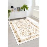 Thalia Home Kaymaz Tabanlı Yıkanabilir Baskılı Mutfak Halısı Koridor Halısı