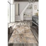 Thalia Home Kaymaz Tabanlı Yıkanabilir Dijital Baskılı Halı Yolluk Mutfak Halısı Koridor Halısı