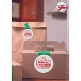 Thank You Sticker Teşekkürler Etiketi Dikkatli Taşıyınız Ambalaj Kargo Etiketi - 240 Adet