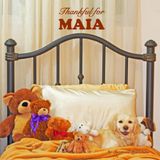 Thankful for Maia: Personalized Picture Book with Love & Gratitude Rhymes for Kids, Toddlers, Baby Girl, Baby Boy & Dog Lovers of All Ages