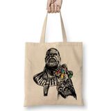 Thanos Infinity Gauntlet Avengers Infinity War Bez Çanta Uzun Saplı - Açık Bej - 40 X 40