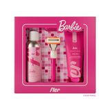 That Pink Set Barbie™ X Fler - Tutuculu Ve 2 Yedek Bıçaklı Kadın Tıraş Makinesi, Sade Tıraş Makinesi, Epilasyon Köpüğü Ve Rahatlatıcı Vücut Kremi İçeren Set, Aloe Veralı Bıçak