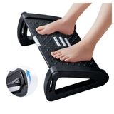 ThatPure Masa altı ayak dayanağı, ergonomik ayak desteği, çalışma masası altı için, 6 ayarlanabilir yüksekliğe sahip oyun ayak taburesi, manuel ayak masajı silindirleri, ev ve ofis kullanımı, hediye