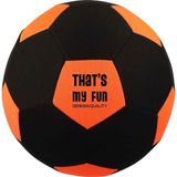 Thats My Fun Plaj Futbol Topu Neon Turuncu - Boyut 5 - Beyaz-Turuncu