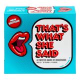 That's What She Said - İkinci Baskı, Kimin En Kirli Mizah Anlayışına Sahip Olduğunu Görmek İçin Yeni Komik İfade Kartlarıyla Tüm Yeni Tuhaf Kurulum Kartlarını Eşleştirin, 17 Yaş ve Üzeri 4+ Oyuncu