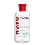 Thayers Glikolik Asit, Laktik Asit ve Cadı Hazel İçeren% 2 AHA Eksfoliye Edici Toner, Tüm Cilt Tipleri için Pürüzsüzleştirici ve Gözenek Arındırıcı Cilt Bakımı, 12 Fl Oz