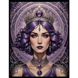 The Amethyst Queen Sketchbook: 120 Pages • Unlined Sketchbook for Drawing & Creativity