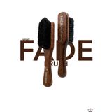 The Barber Shield Fade Fırça Tarak Berber Saç Malzemesi Ahşap Fade Brush Saç Tarak Makas Small Küçük Boy